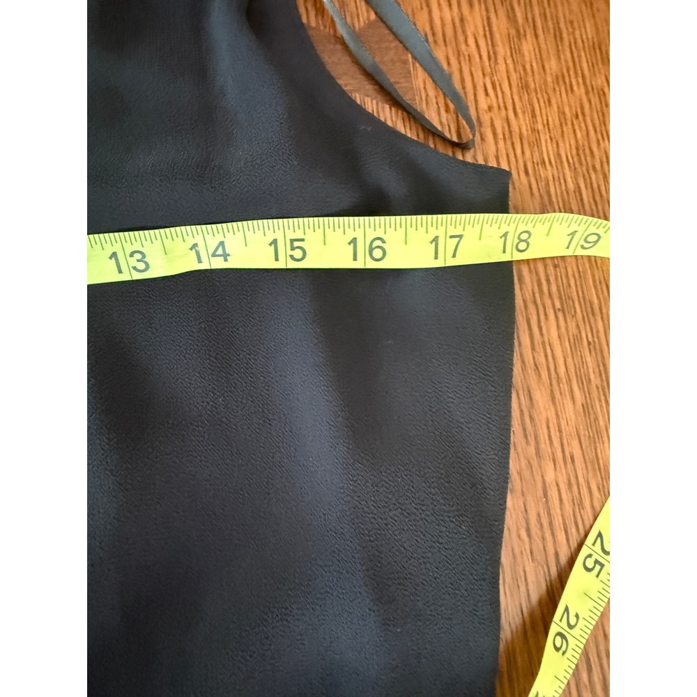 Molly Malloy Evening Black‎ Sleeveless Maxi Dress Scoop Neck Sheer Overlay Sz 10 - Picture 9 of 12